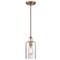 Westinghouse Pendant 60W Mini Carmen Washed Copper Clear, Textured Glass 6371500 - alternate 1